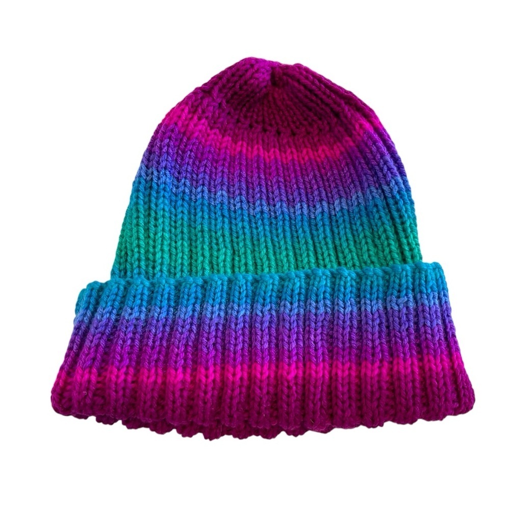 Multicolor Knit Beanie/Hat